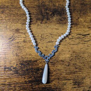 Mignon Faget Renaissance V Pearl Necklace